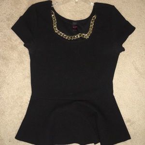 Black Formal Top